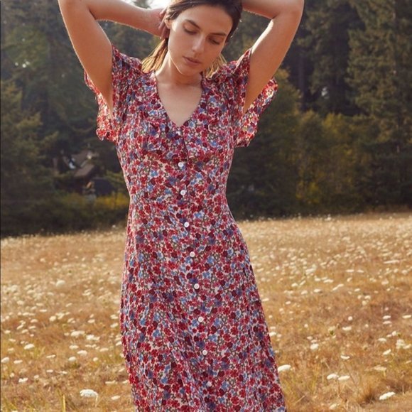Christy Dawn Dresses & Skirts - Christy Dawn Daisy Dress Mulberry Garden Print - Size M